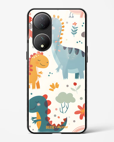 Jurassic Joy [BREATHE] Glass Case Phone Cover (Vivo)