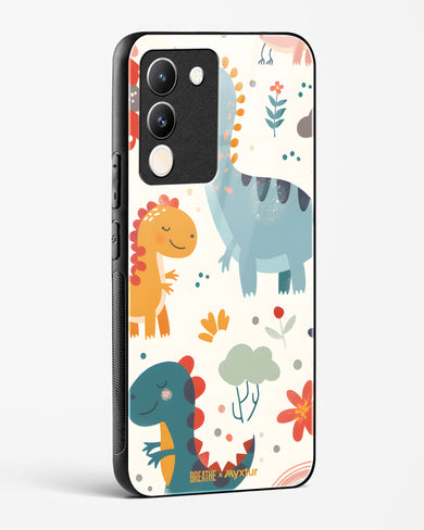 Jurassic Joy [BREATHE] Glass Case Phone Cover (Vivo)