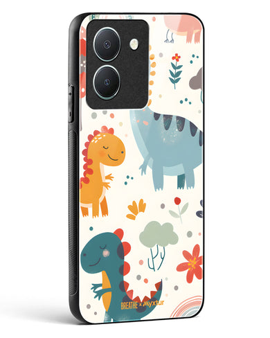 Jurassic Joy [BREATHE] Glass Case Phone Cover (Vivo)