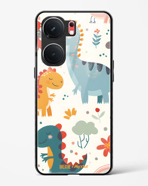 Jurassic Joy [BREATHE] Glass Case Phone Cover (Vivo)