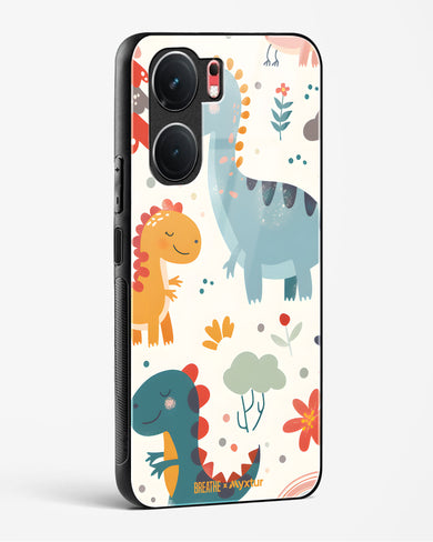 Jurassic Joy [BREATHE] Glass Case Phone Cover (Vivo)