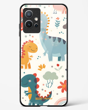 Jurassic Joy [BREATHE] Glass Case Phone Cover (Vivo)