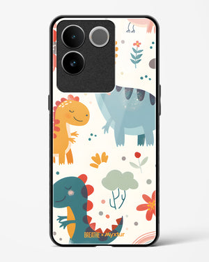 Jurassic Joy [BREATHE] Glass Case Phone Cover (Vivo)