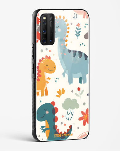 Jurassic Joy [BREATHE] Glass Case Phone Cover (Vivo)