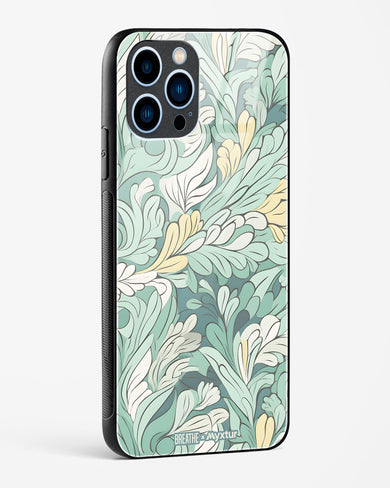 Leaves in the Wind [BREATHE] Glass Case Phone Cover (Apple)