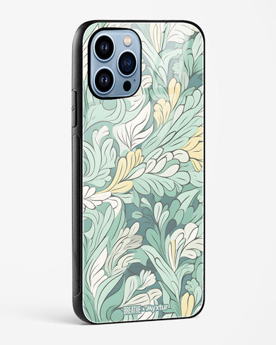 Leaves in the Wind [BREATHE] Glass Case Phone Cover (Apple)