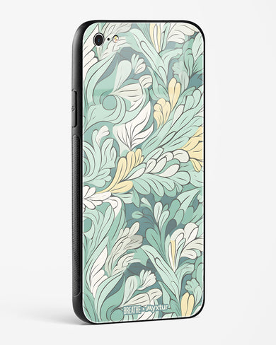 Leaves in the Wind [BREATHE] Glass Case Phone Cover (Apple)