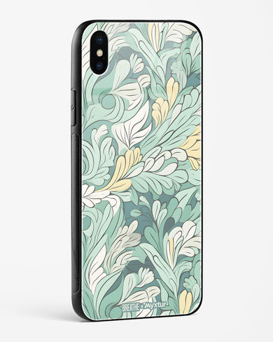 Leaves in the Wind [BREATHE] Glass Case Phone Cover (Apple)