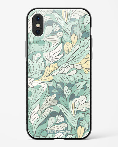 Leaves in the Wind [BREATHE] Glass Case Phone Cover (Apple)