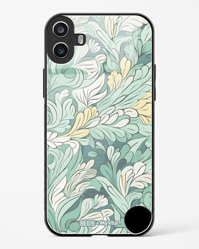 Leaves in the Wind [BREATHE] Glass Case Phone Cover (Nothing)