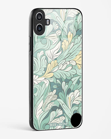 Leaves in the Wind [BREATHE] Glass Case Phone Cover (Nothing)