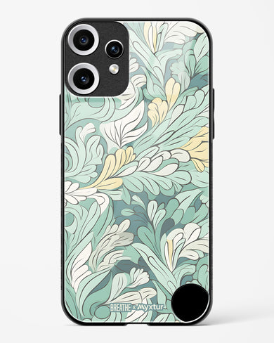 Leaves in the Wind [BREATHE] Glass Case Phone Cover (Nothing)