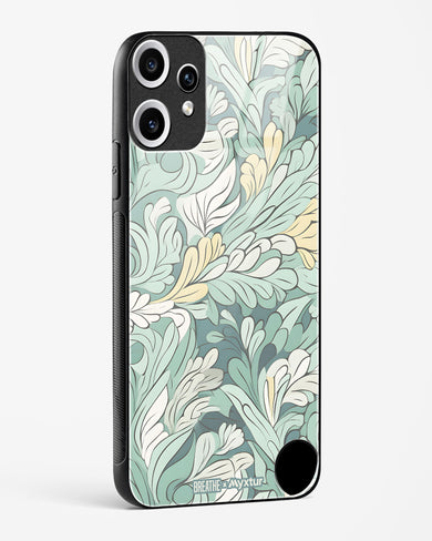 Leaves in the Wind [BREATHE] Glass Case Phone Cover (Nothing)