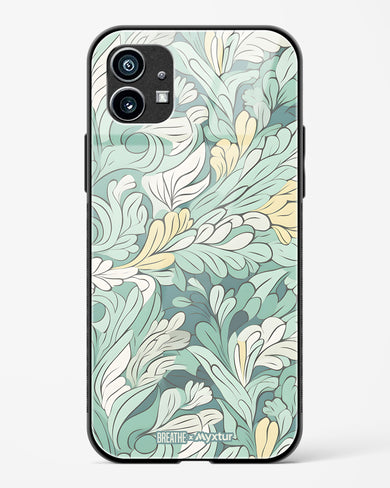 Leaves in the Wind [BREATHE] Glass Case Phone Cover (Nothing)