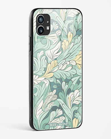 Leaves in the Wind [BREATHE] Glass Case Phone Cover (Nothing)