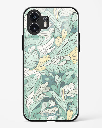 Leaves in the Wind [BREATHE] Glass Case Phone Cover (Nothing)