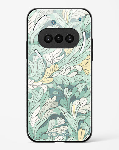 Leaves in the Wind [BREATHE] Glass Case Phone Cover (Nothing)