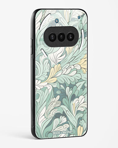 Leaves in the Wind [BREATHE] Glass Case Phone Cover (Nothing)