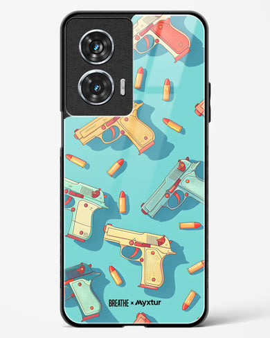 Lots of Guns [BREATHE] Glass Case Phone Cover (Motorola)