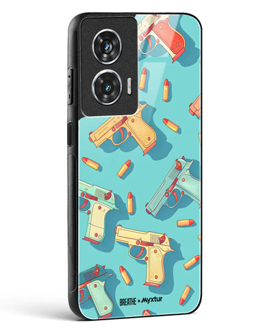 Lots of Guns [BREATHE] Glass Case Phone Cover (Motorola)