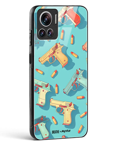 Lots of Guns [BREATHE] Glass Case Phone Cover (Motorola)