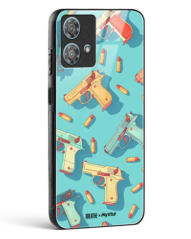 Lots of Guns [BREATHE] Glass Case Phone Cover (Motorola)