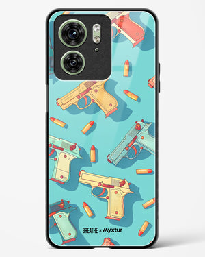 Lots of Guns [BREATHE] Glass Case Phone Cover (Motorola)