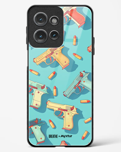 Lots of Guns [BREATHE] Glass Case Phone Cover (Motorola)