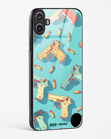 Lots of Guns [BREATHE] Glass Case Phone Cover (Nothing)