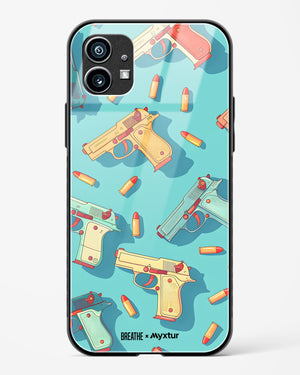 Lots of Guns [BREATHE] Glass Case Phone Cover (Nothing)