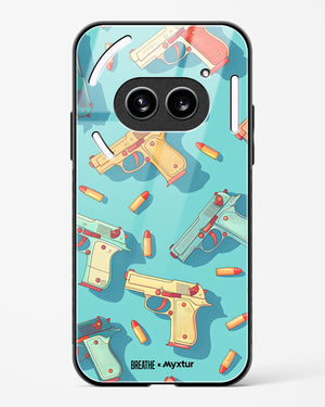 Lots of Guns [BREATHE] Glass Case Phone Cover (Nothing)