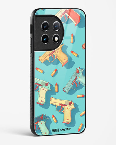 Lots of Guns [BREATHE] Glass Case Phone Cover (OnePlus)