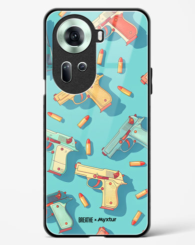 Lots of Guns [BREATHE] Glass Case Phone Cover (Oppo)