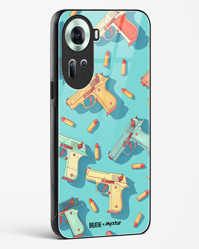Lots of Guns [BREATHE] Glass Case Phone Cover (Oppo)