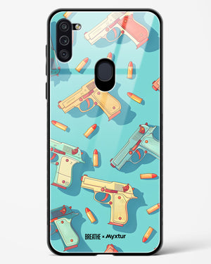 Lots of Guns [BREATHE] Glass Case Phone Cover (Samsung)