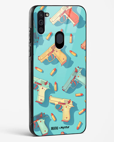 Lots of Guns [BREATHE] Glass Case Phone Cover (Samsung)