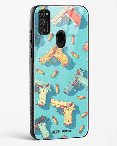 Lots of Guns [BREATHE] Glass Case Phone Cover (Samsung)
