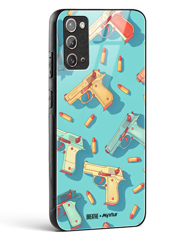 Lots of Guns [BREATHE] Glass Case Phone Cover (Samsung)