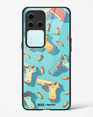 Lots of Guns [BREATHE] Glass Case Phone Cover (Vivo)