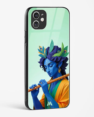 Melodies of Krishna Glass Case Phone Cover (Apple)