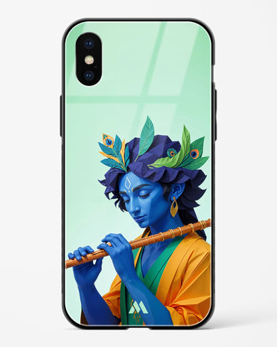 Melodies of Krishna Glass Case Phone Cover (Apple)