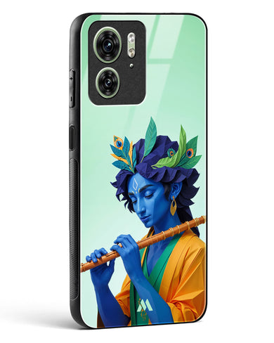 Melodies of Krishna Glass Case Phone Cover (Motorola)