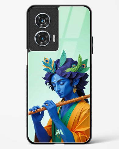Melodies of Krishna Glass Case Phone Cover (Motorola)