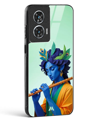 Melodies of Krishna Glass Case Phone Cover (Motorola)