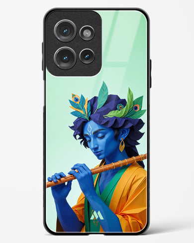 Melodies of Krishna Glass Case Phone Cover (Motorola)