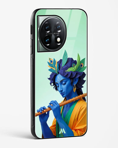 Melodies of Krishna Glass Case Phone Cover (OnePlus)