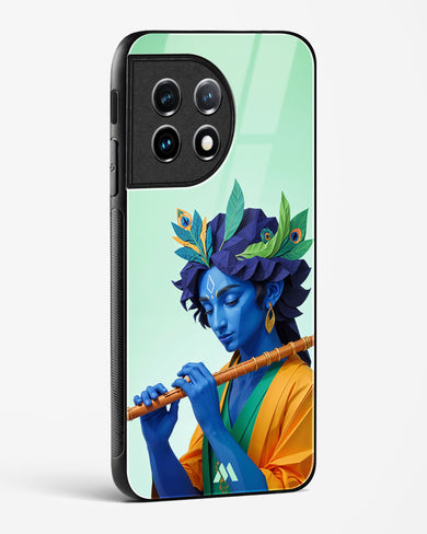 Melodies of Krishna Glass Case Phone Cover (OnePlus)