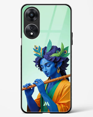 Melodies of Krishna Glass Case Phone Cover (Oppo)