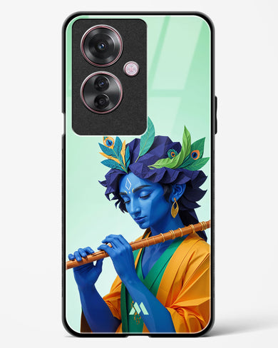 Melodies of Krishna Glass Case Phone Cover (Oppo)