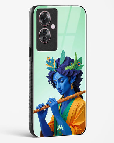 Melodies of Krishna Glass Case Phone Cover (Oppo)